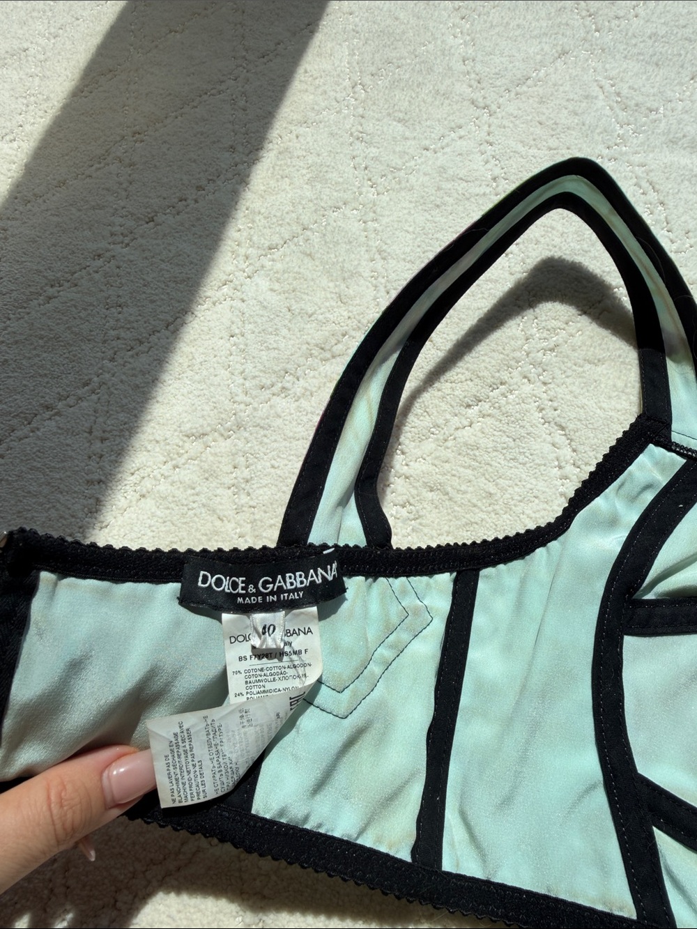 Dolce & Gabbana Corset Crop Top - Picture 3 of 4